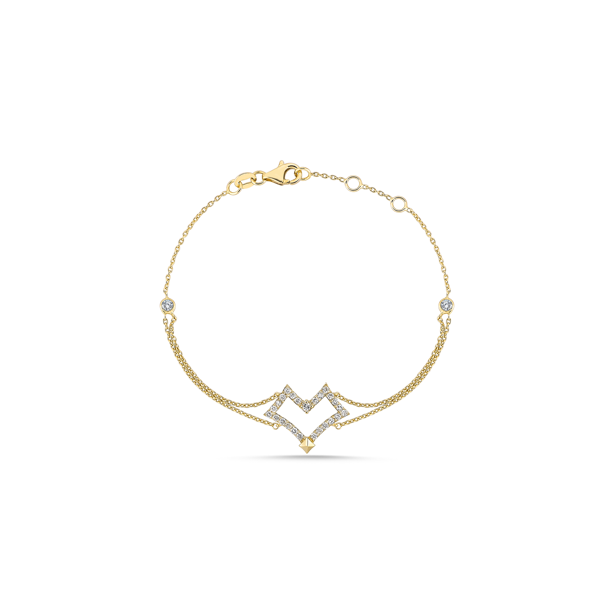 Heart Bracelet Yellow Gold