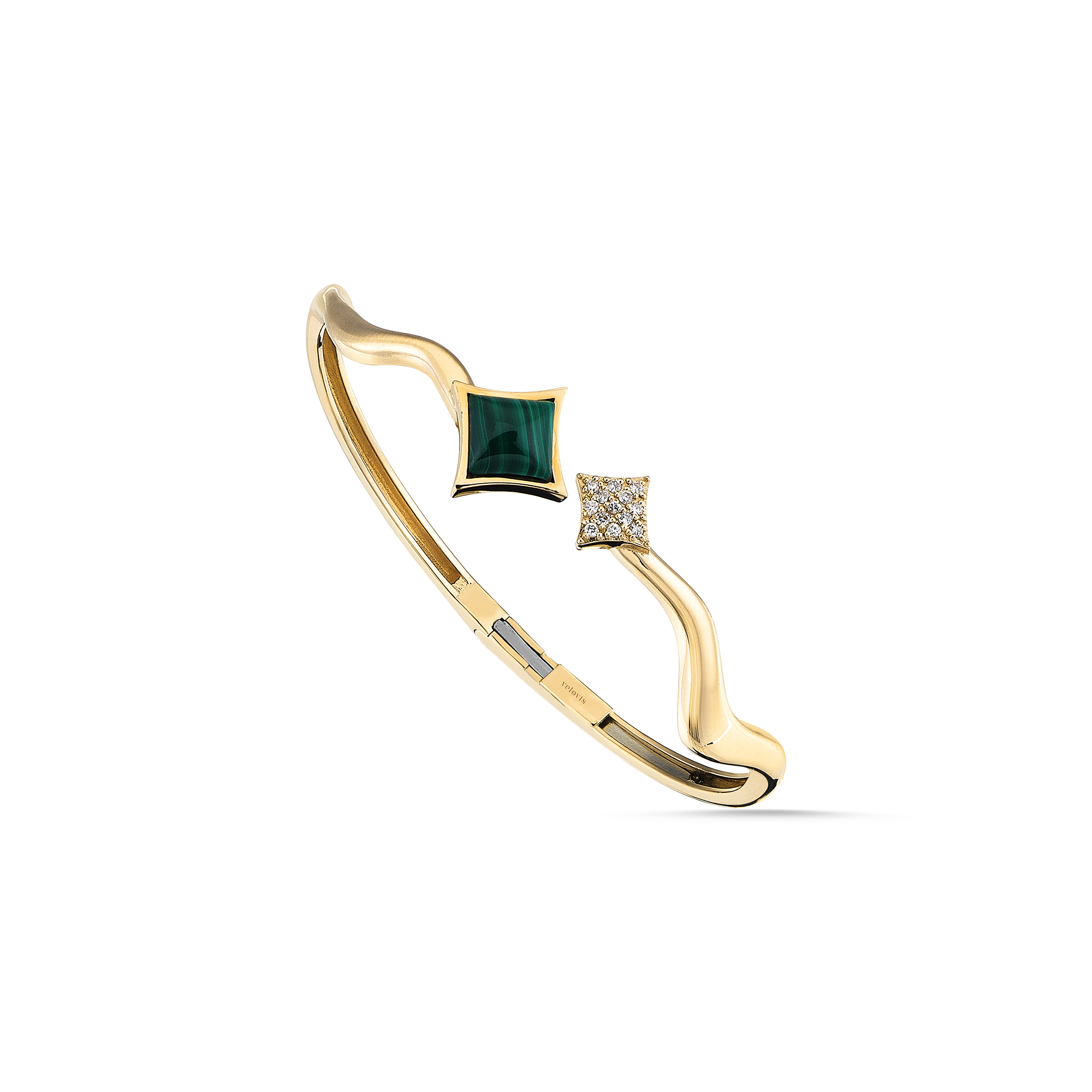 Velovis Star Malachite Bracelet Yellow Gold