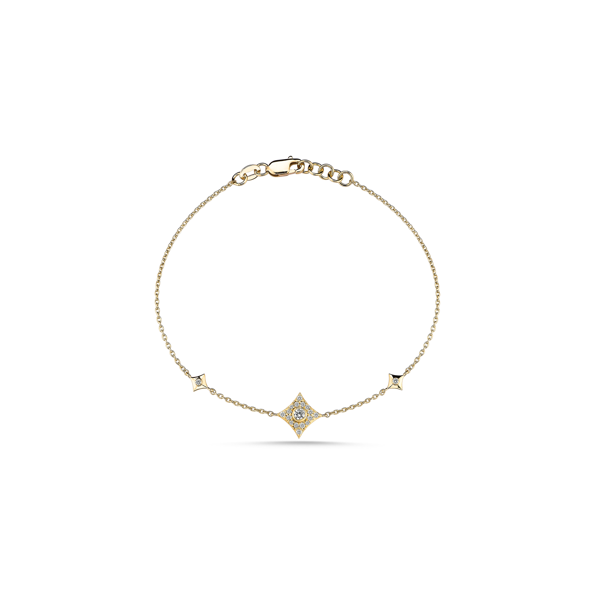 Mono Star Bracelet Yellow Gold