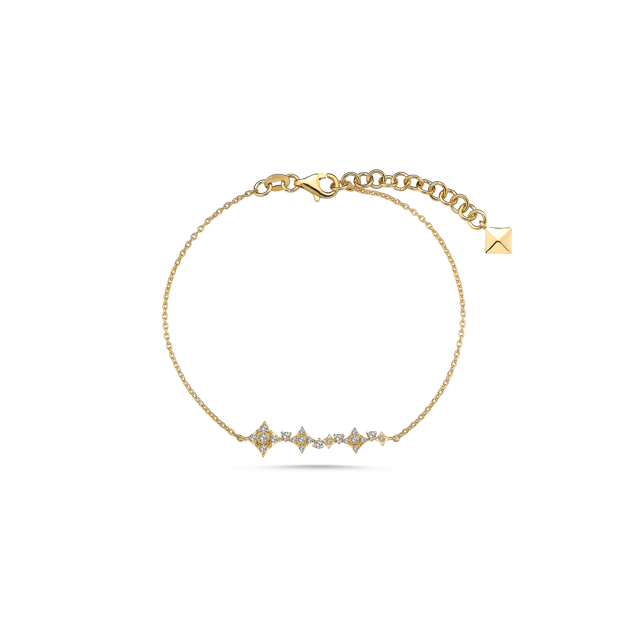 Mini Star Bracelet Yellow Gold