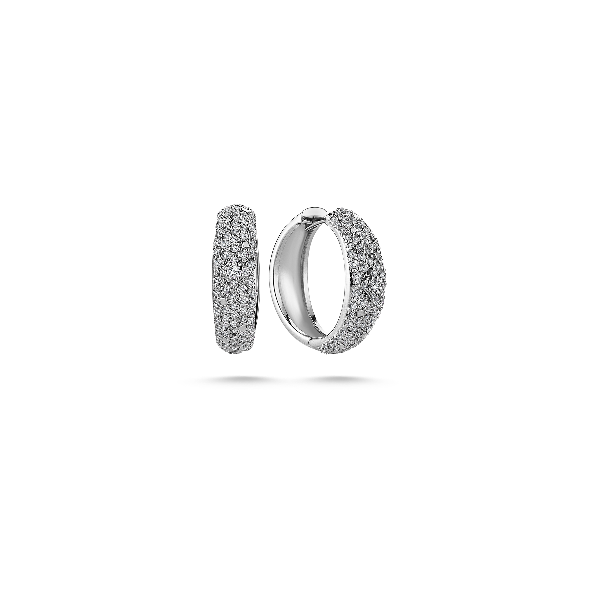 Diamond Eternity Earring White Gold