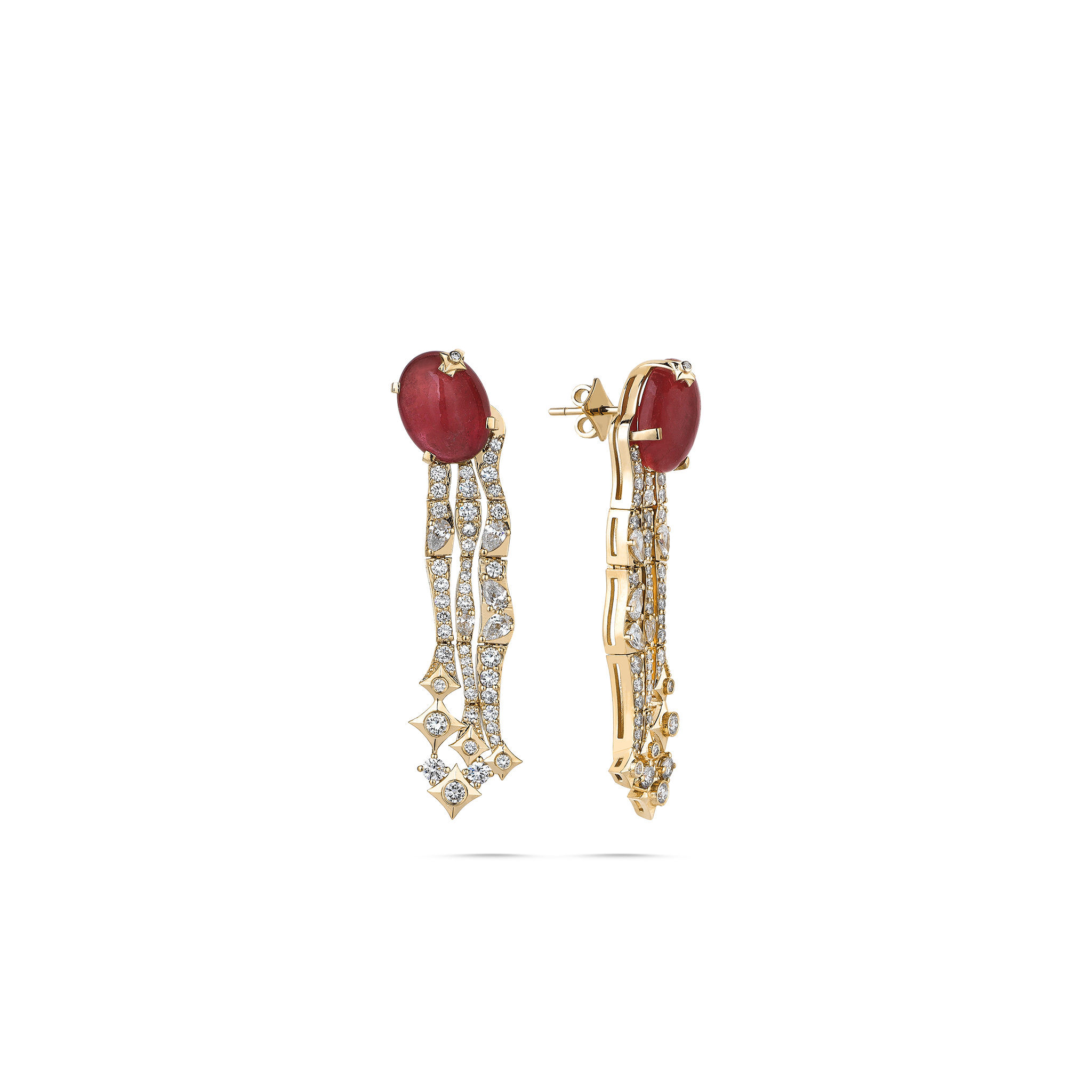 Glory Earring Yellow Gold