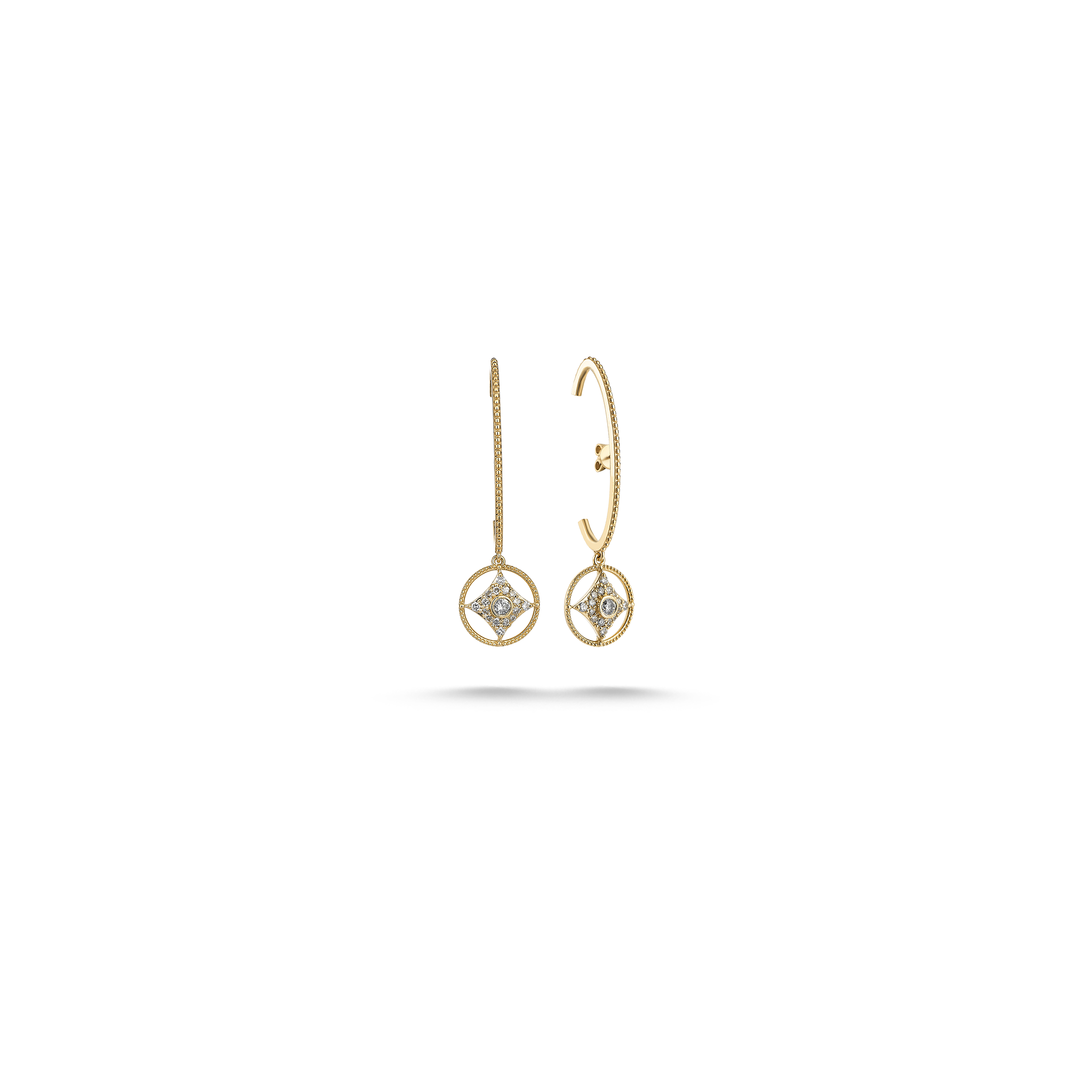 Harmony Star Earring Yellow Gold