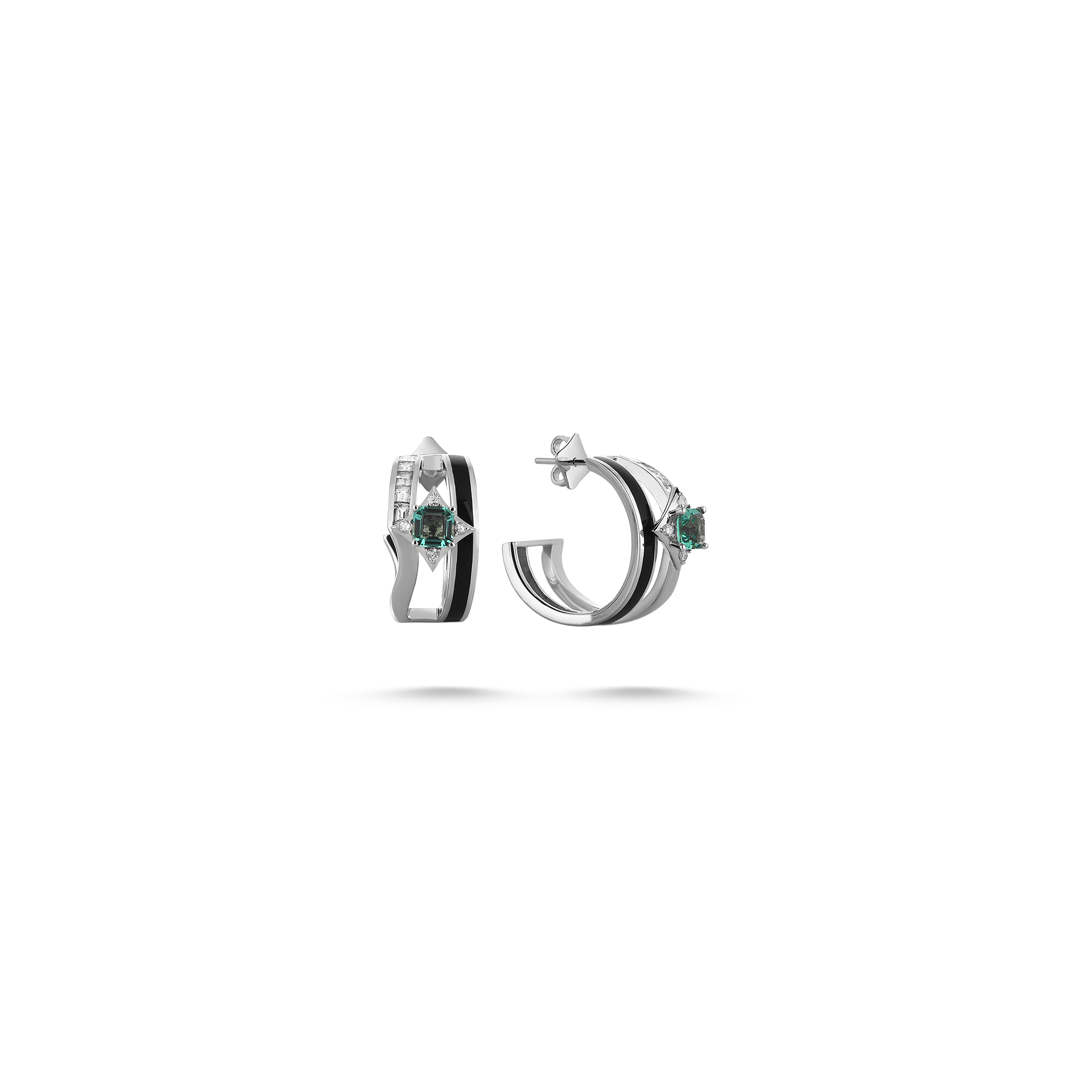 Iconic Hoop Earring White Gold