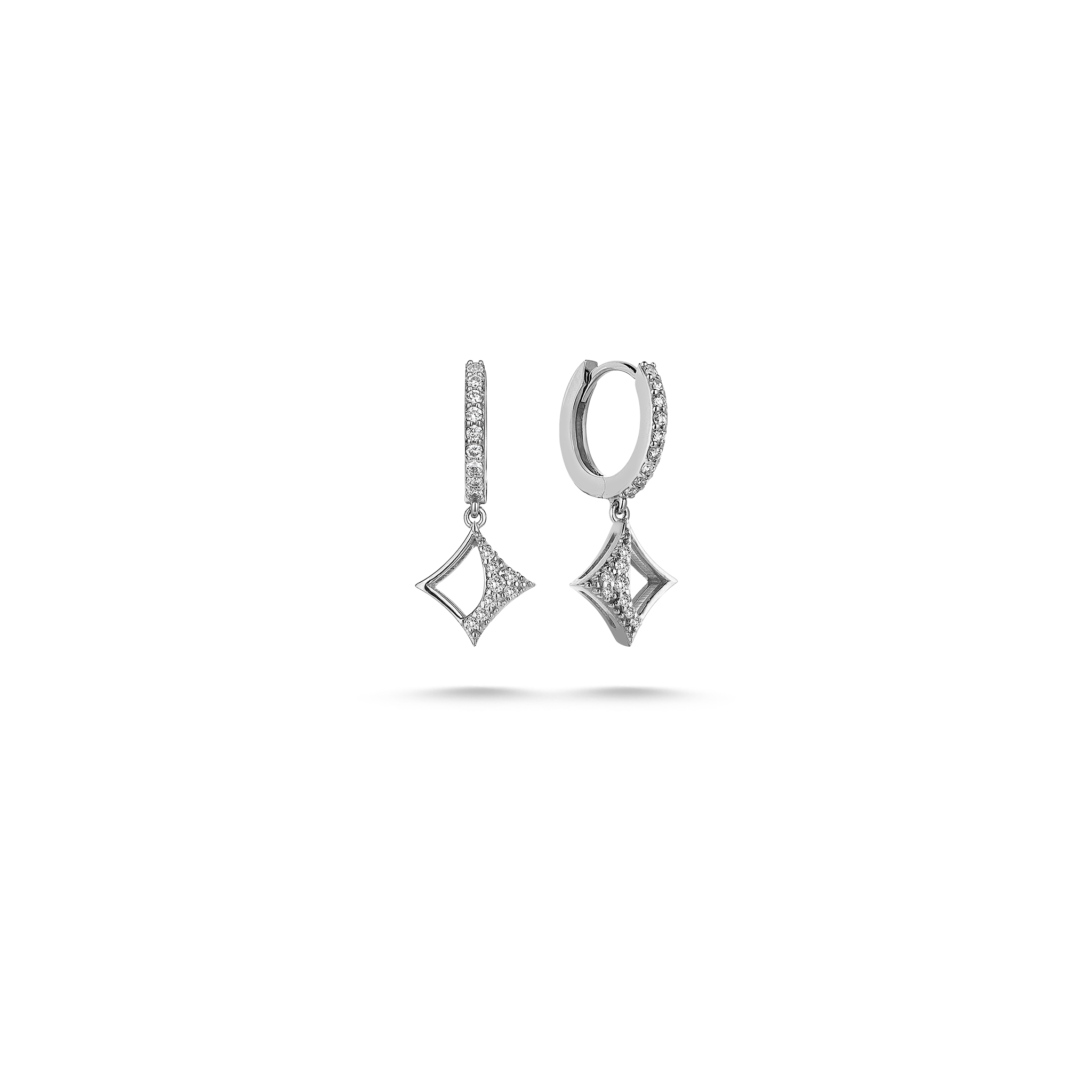 Loop Earring White Gold