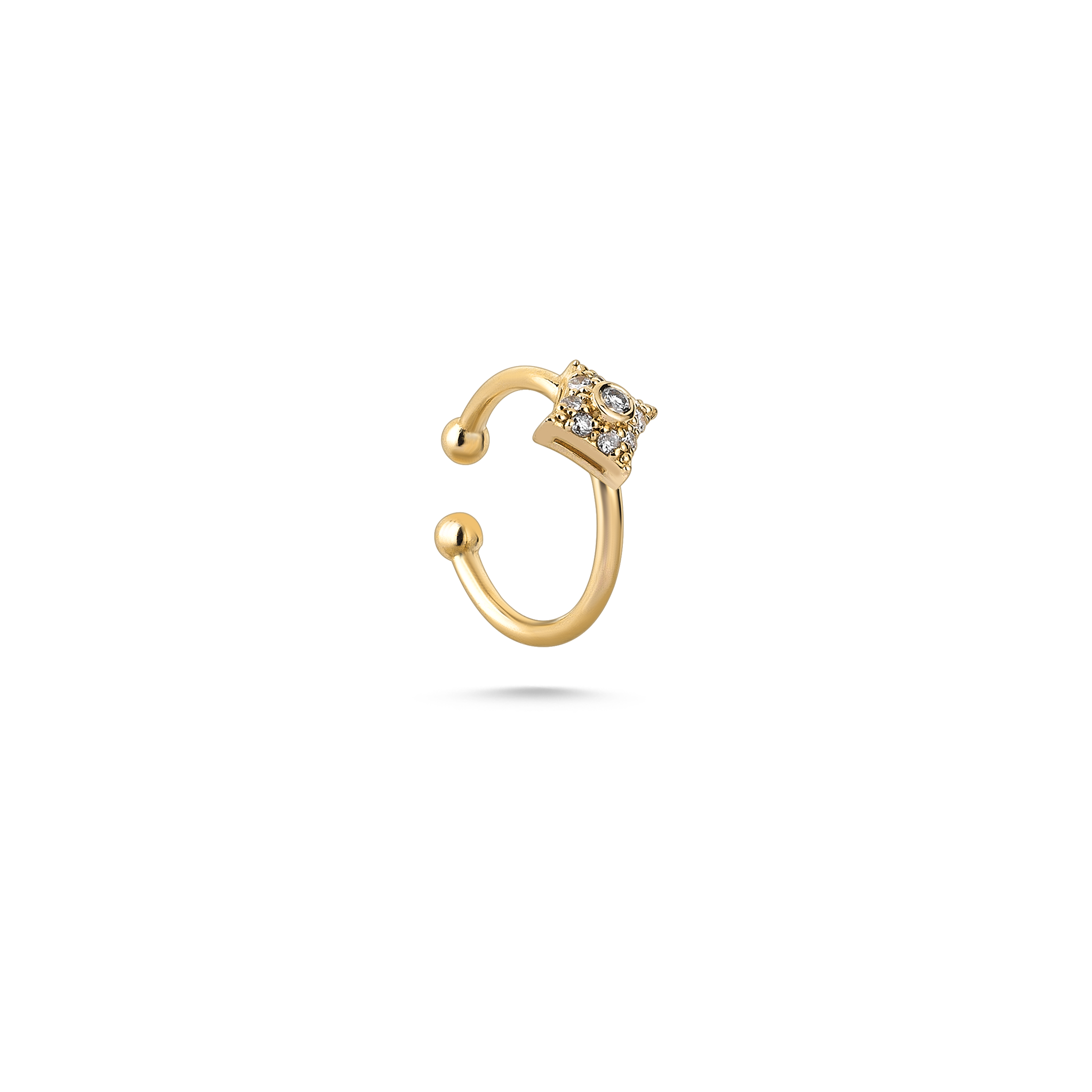 Mono Star EarCuff Yellow Gold