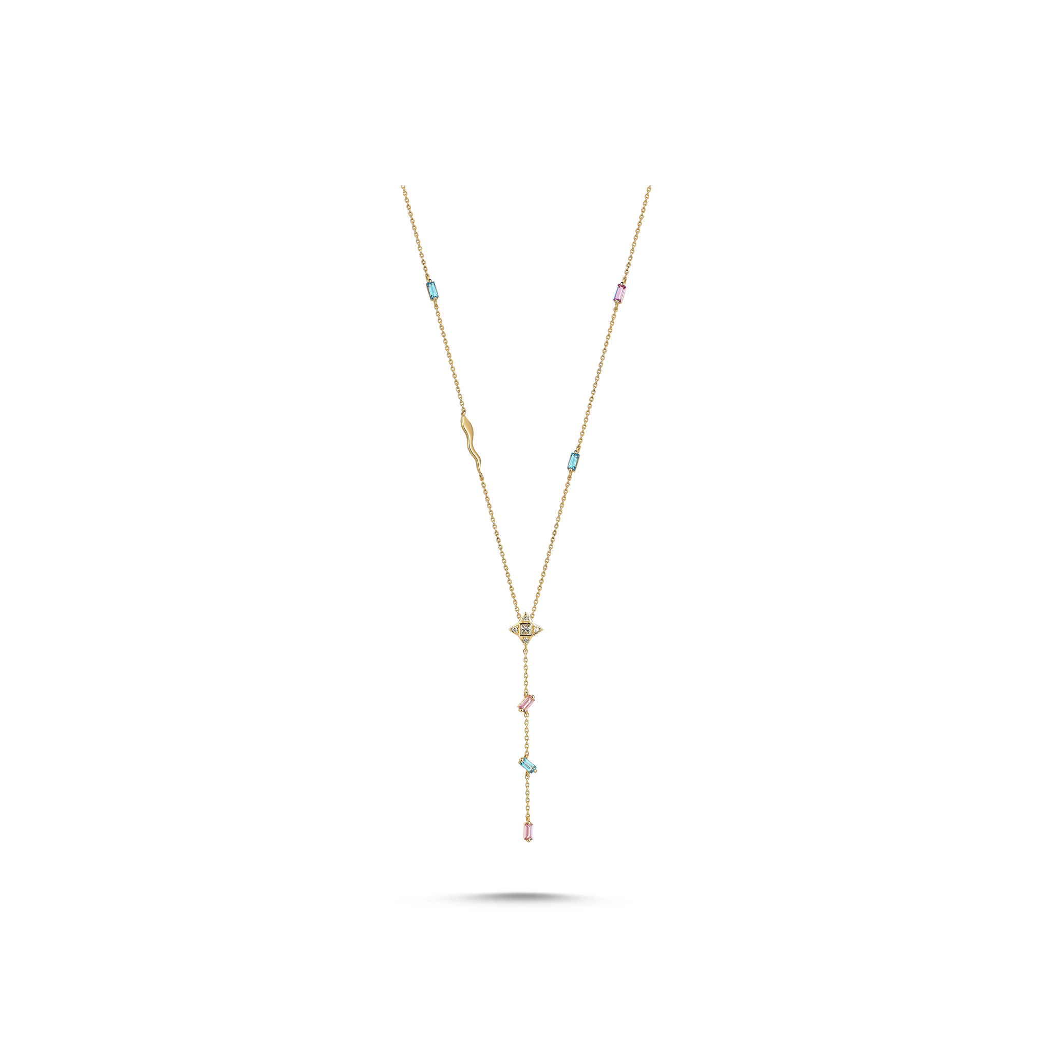 Lava Necklace Yellow Gold