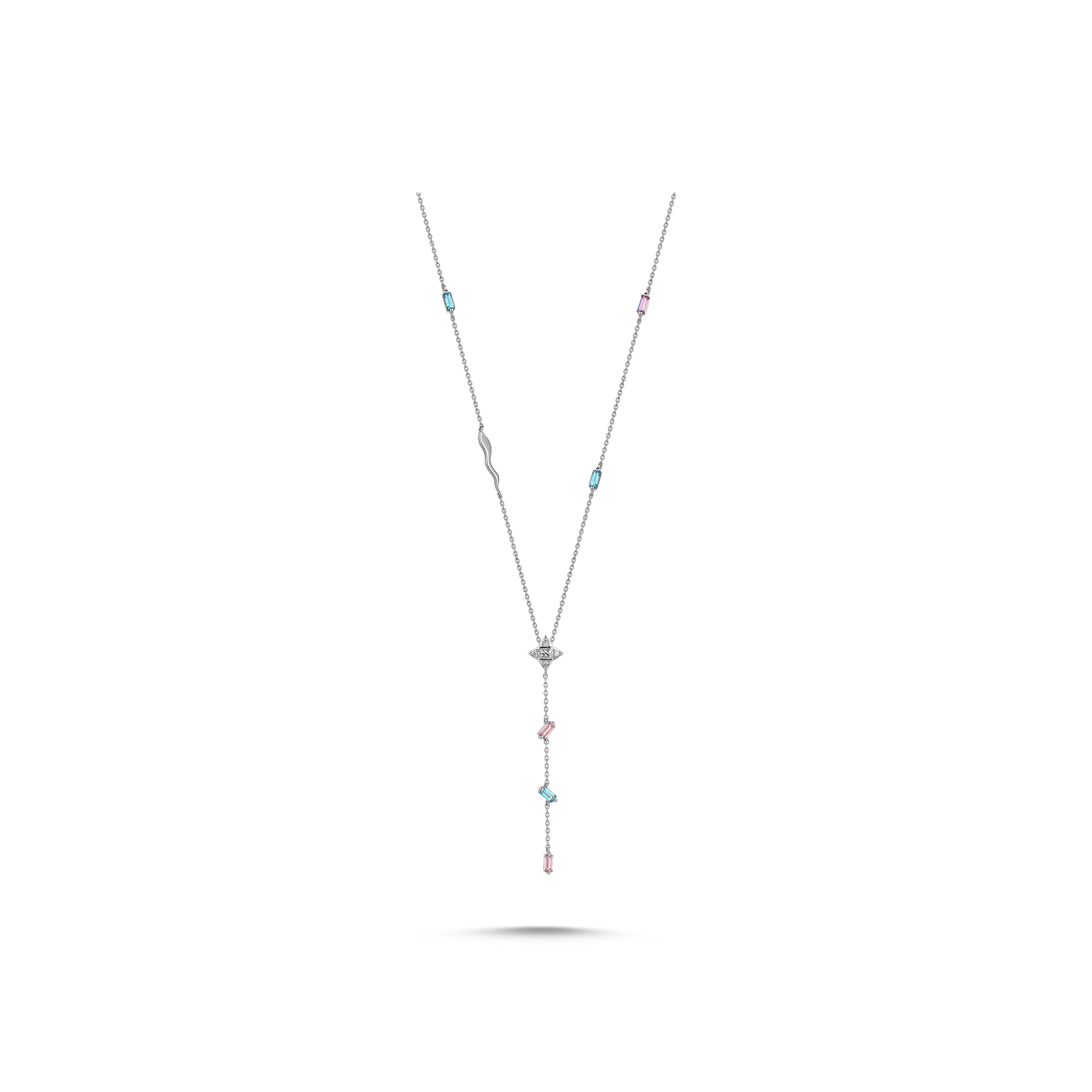 Lava Necklace White Gold