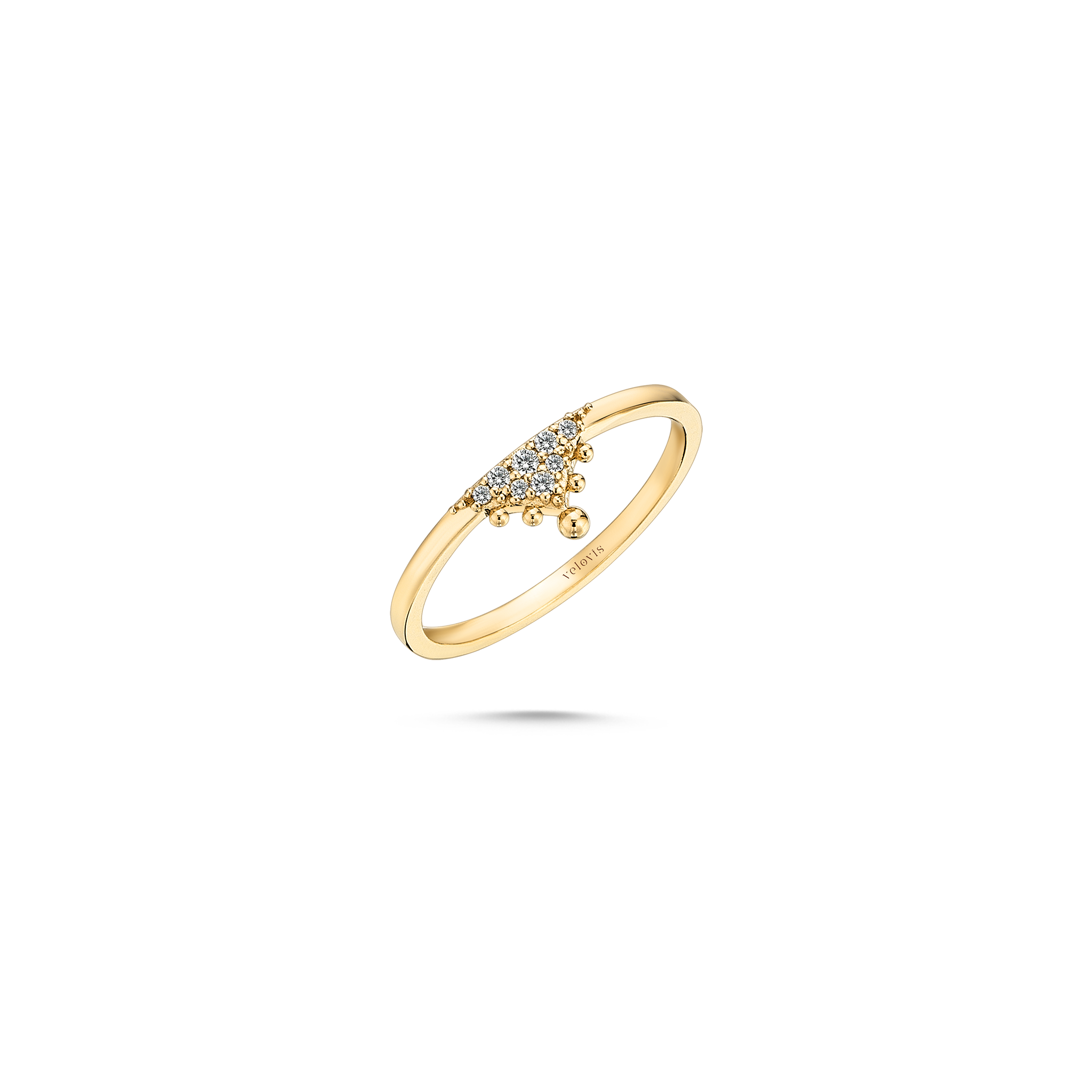 Mini Splendid Ring Yellow Gold