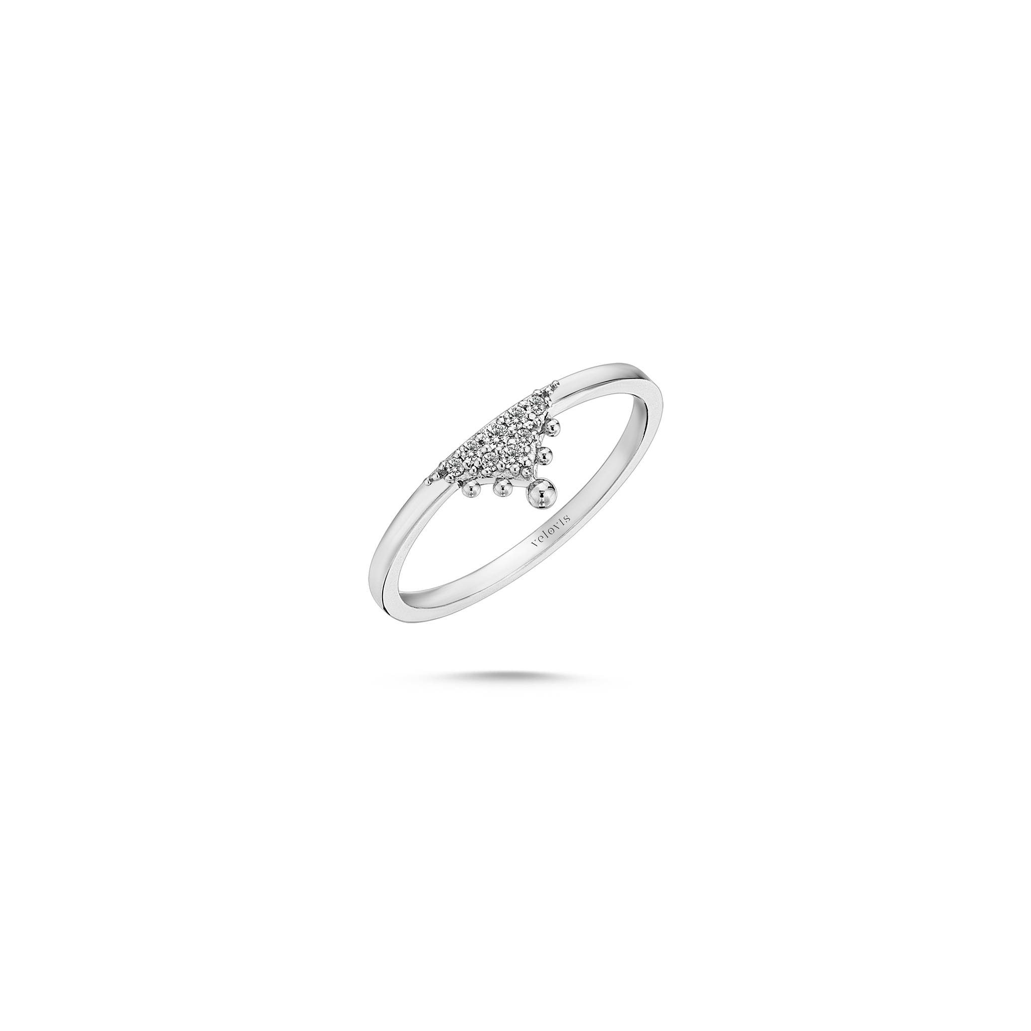 Mini Splendid Ring White Gold