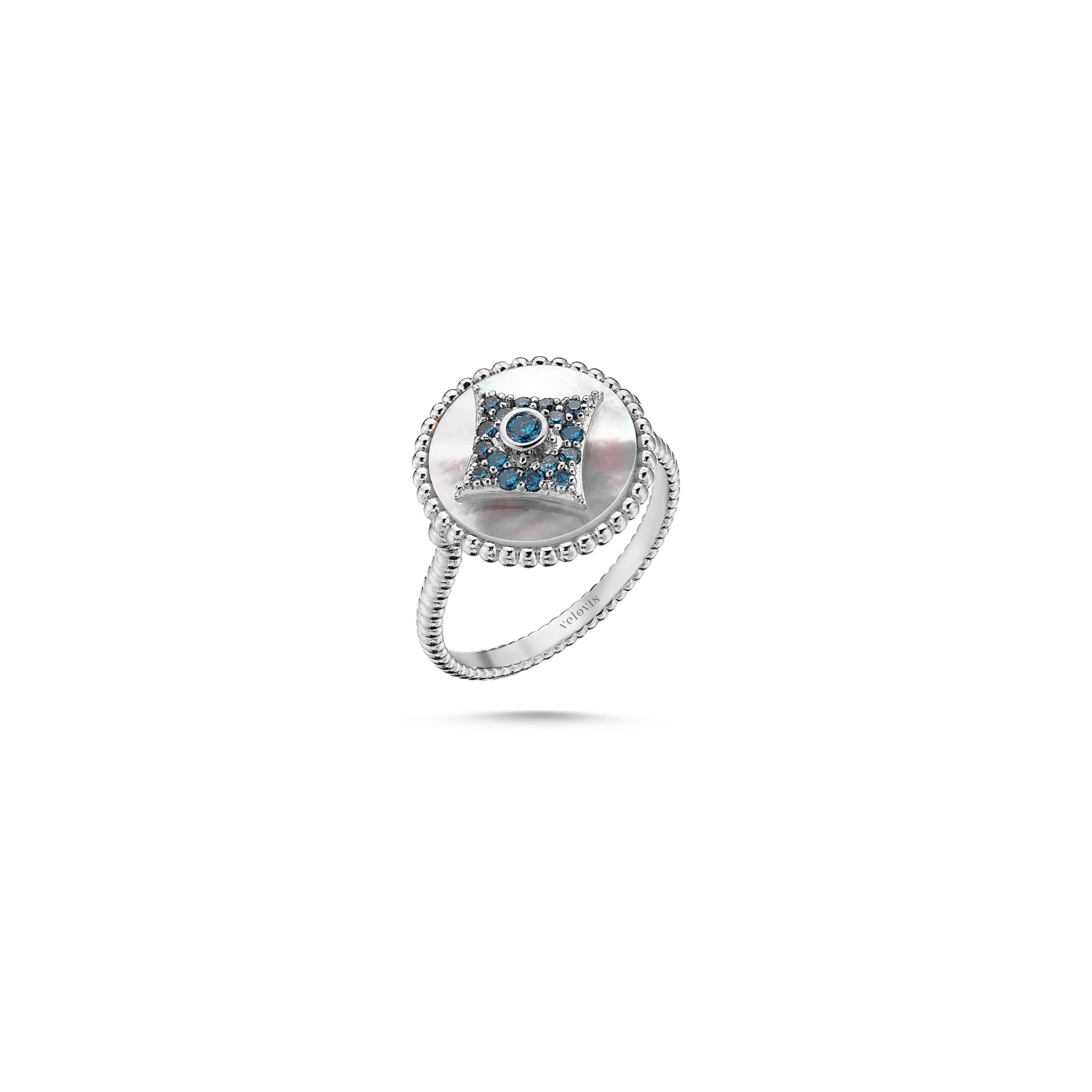 Harmony Mother of Pearl Ring White Gold