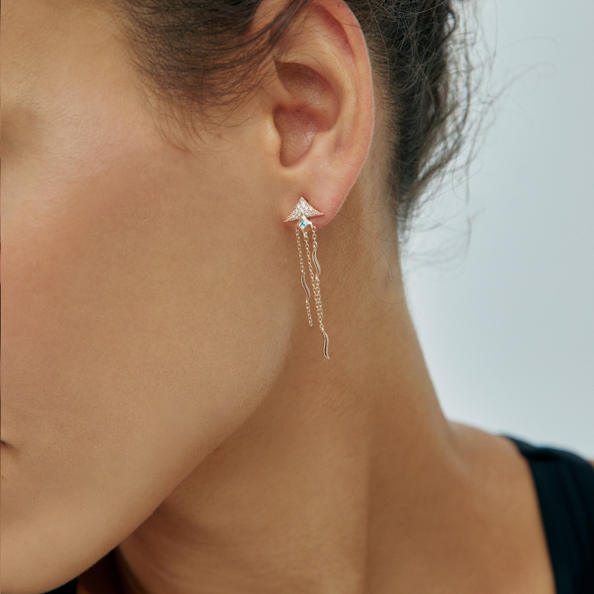 Alice Blue Earring - Velovis & Co.