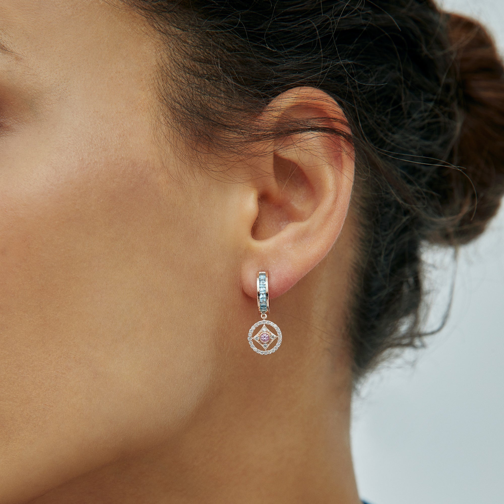 Blue Lily Earring - Velovis & Co.