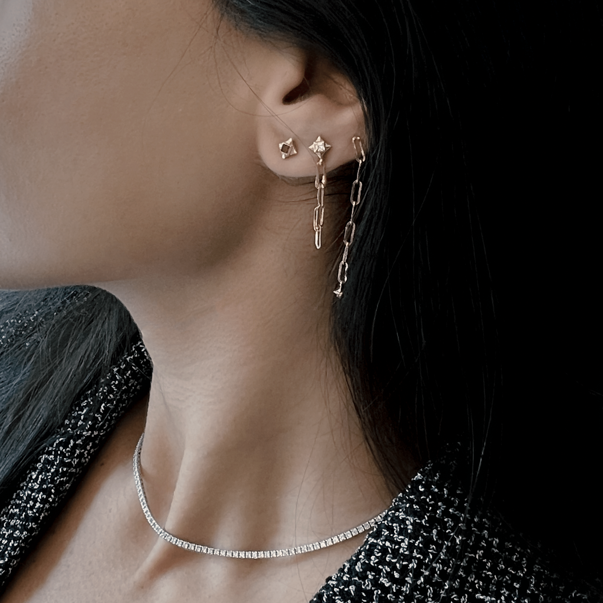 Chain Earring - Velovis & Co.