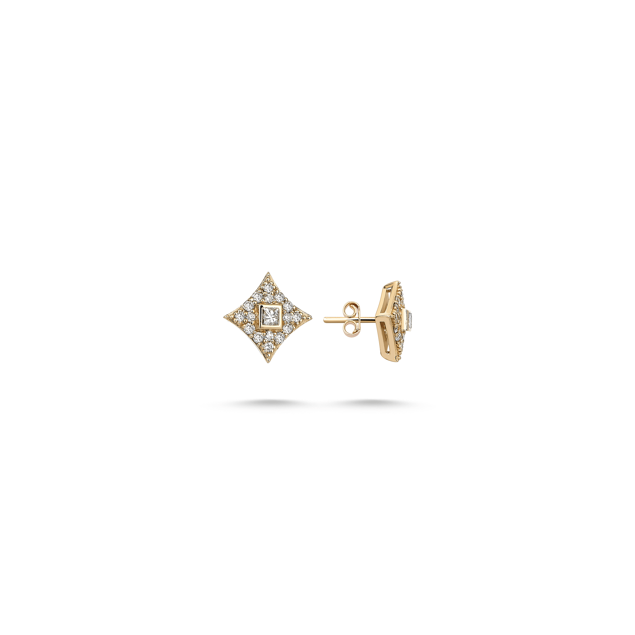 Diamond Star Stud Earring - Velovis & Co.