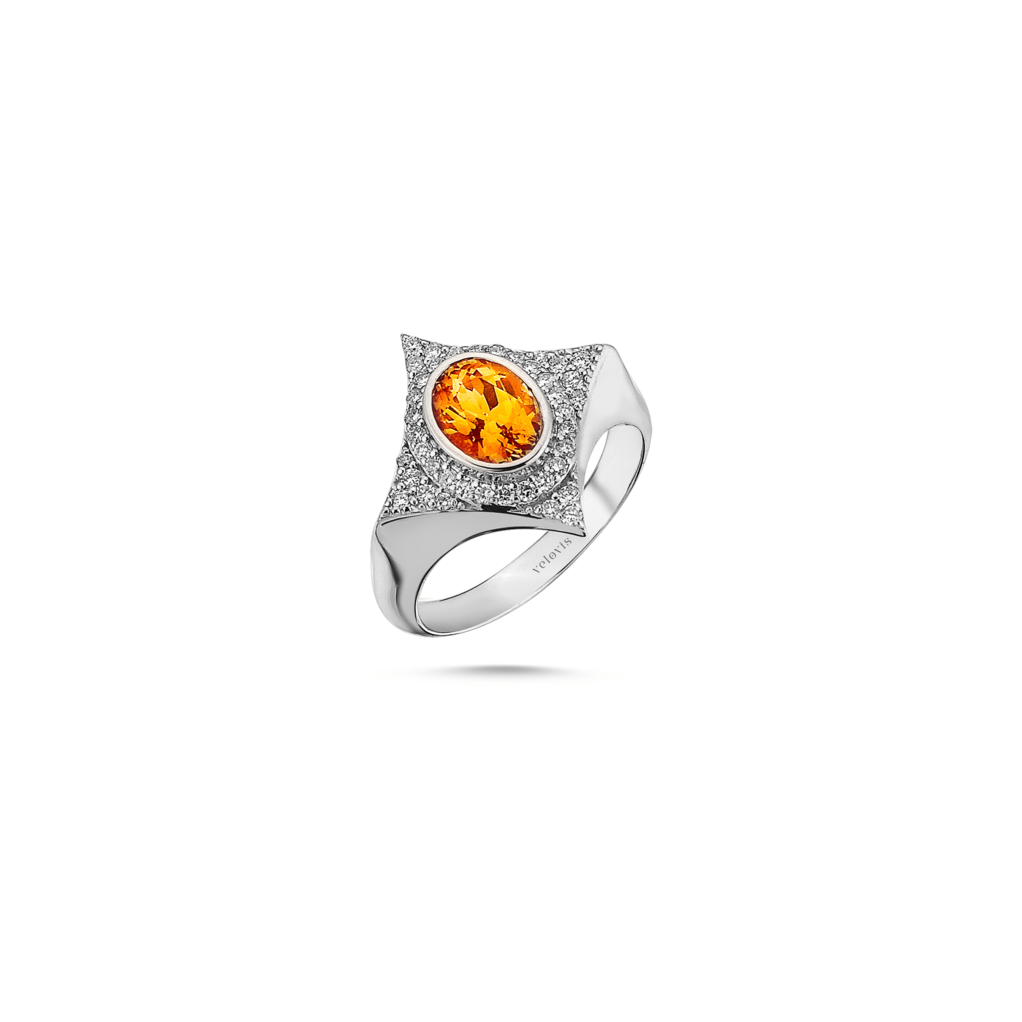 Glam Citrine Ring - Velovis & Co.