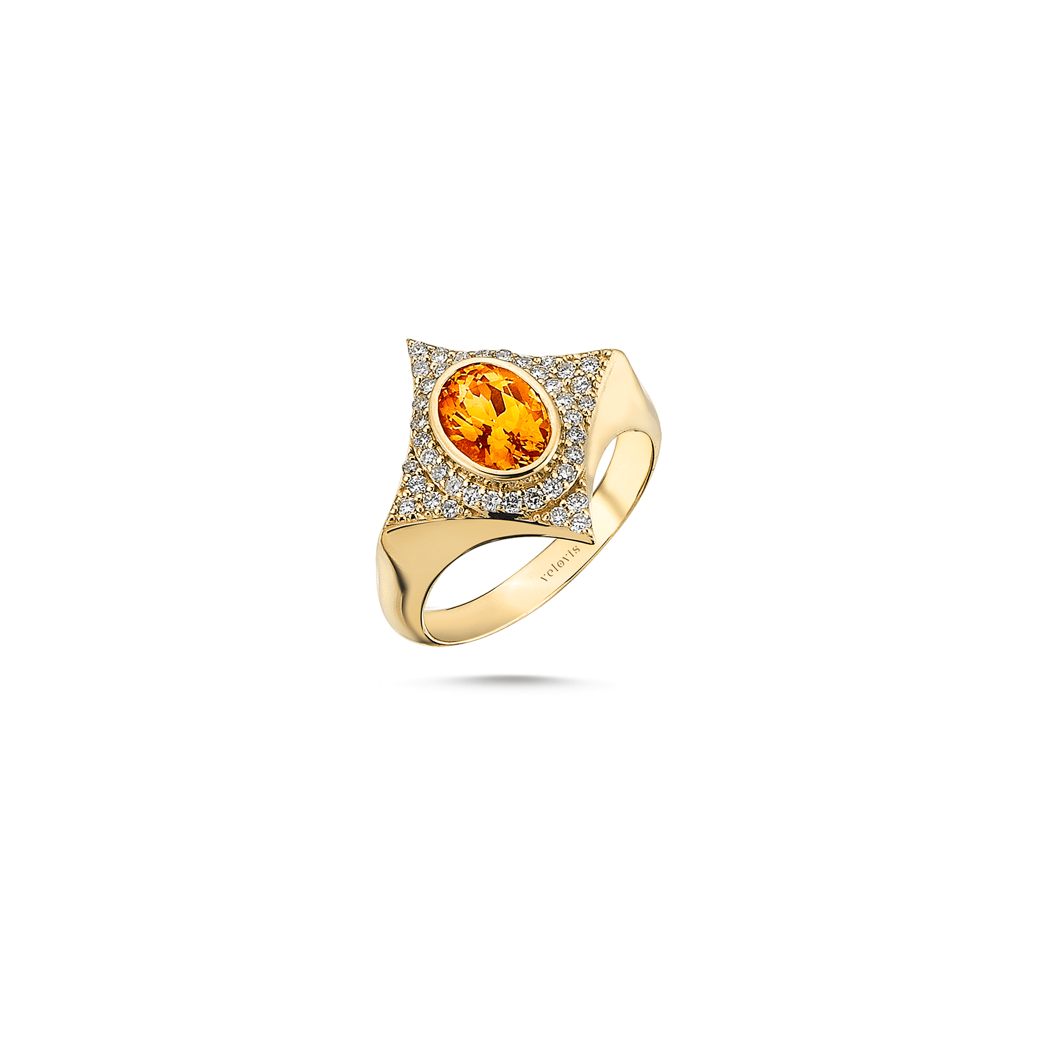 Glam Citrine Ring - Velovis & Co.