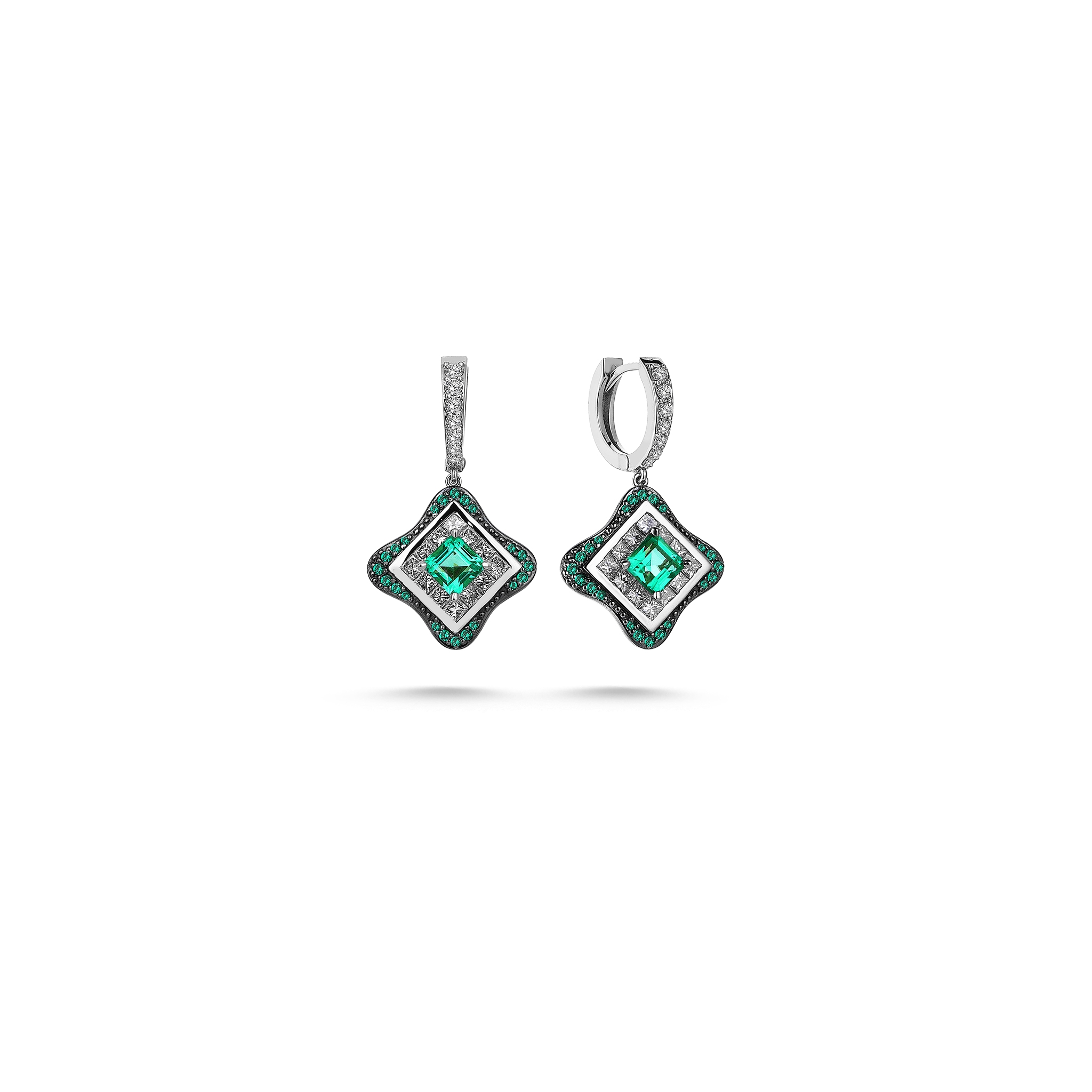 Glam Green Earring - Velovis & Co.