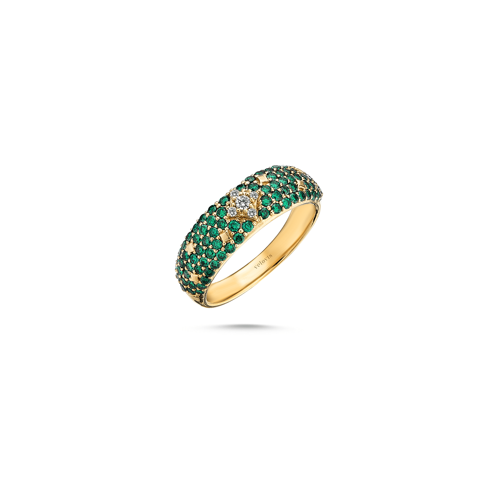 Green Eternity Ring - Velovis & Co.