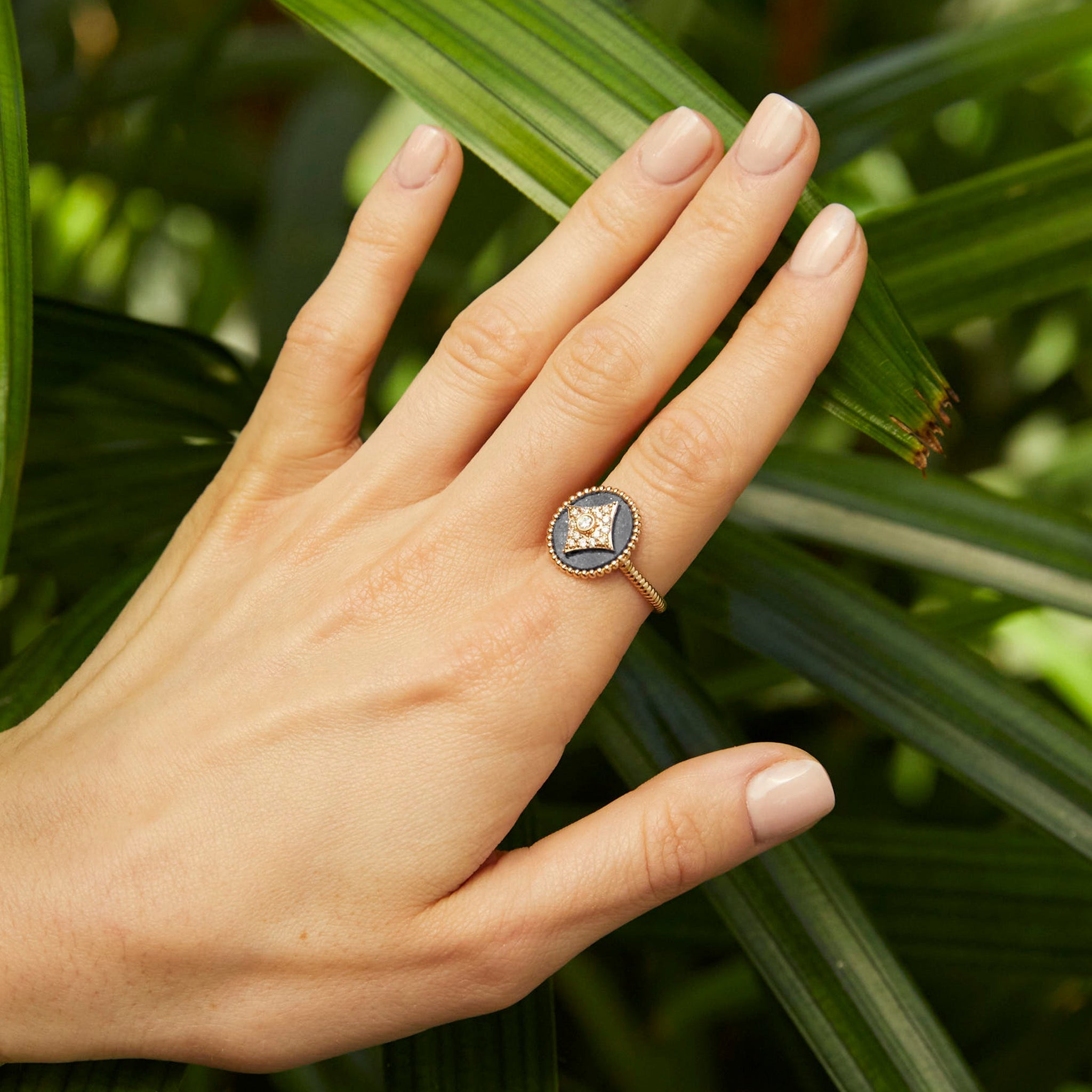 Harmony Onyx Ring - Velovis & Co.