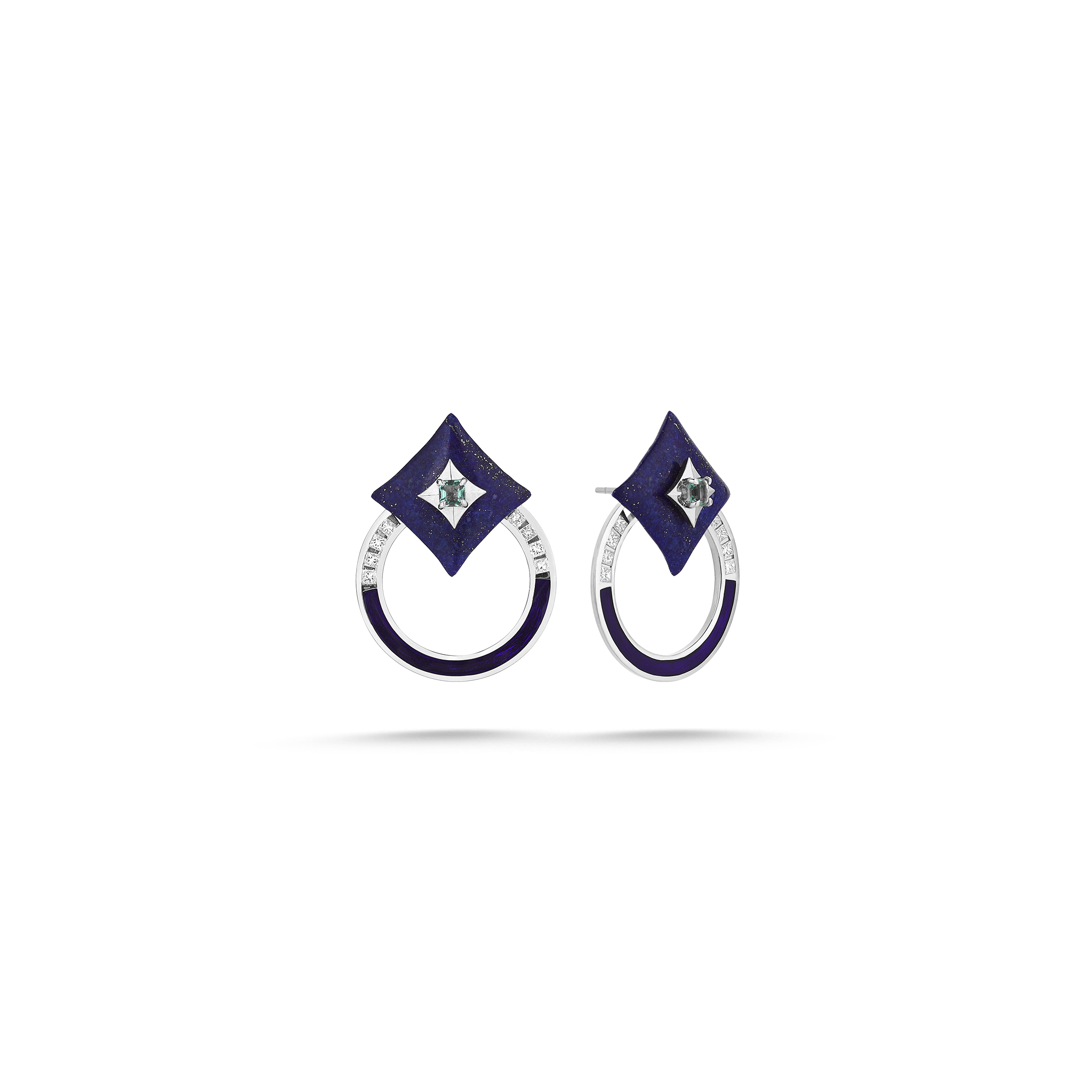 Plain Lapis Earring - Velovis & Co.