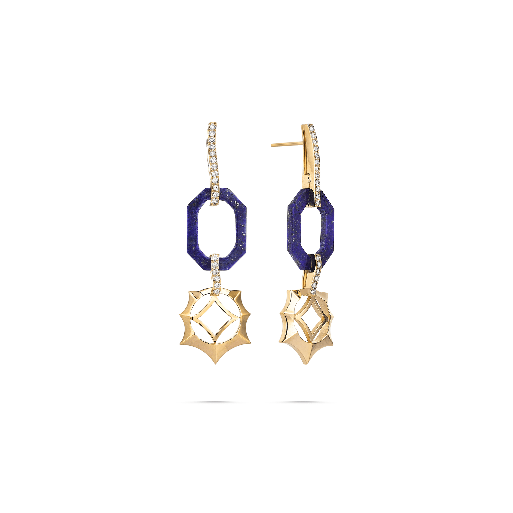 Solar Lapis Earring - Velovis & Co.