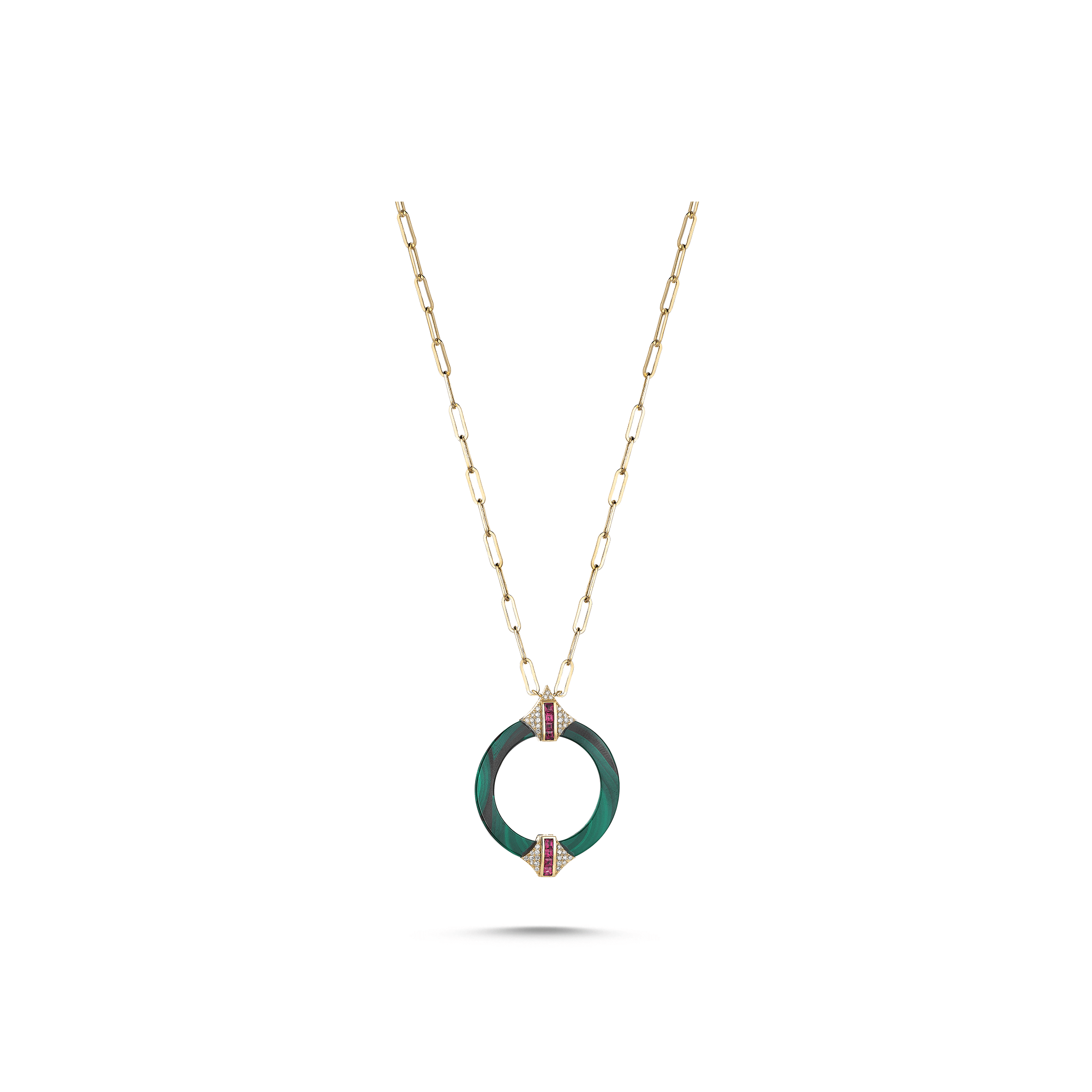 Surrond Malachite Necklace - Velovis & Co.