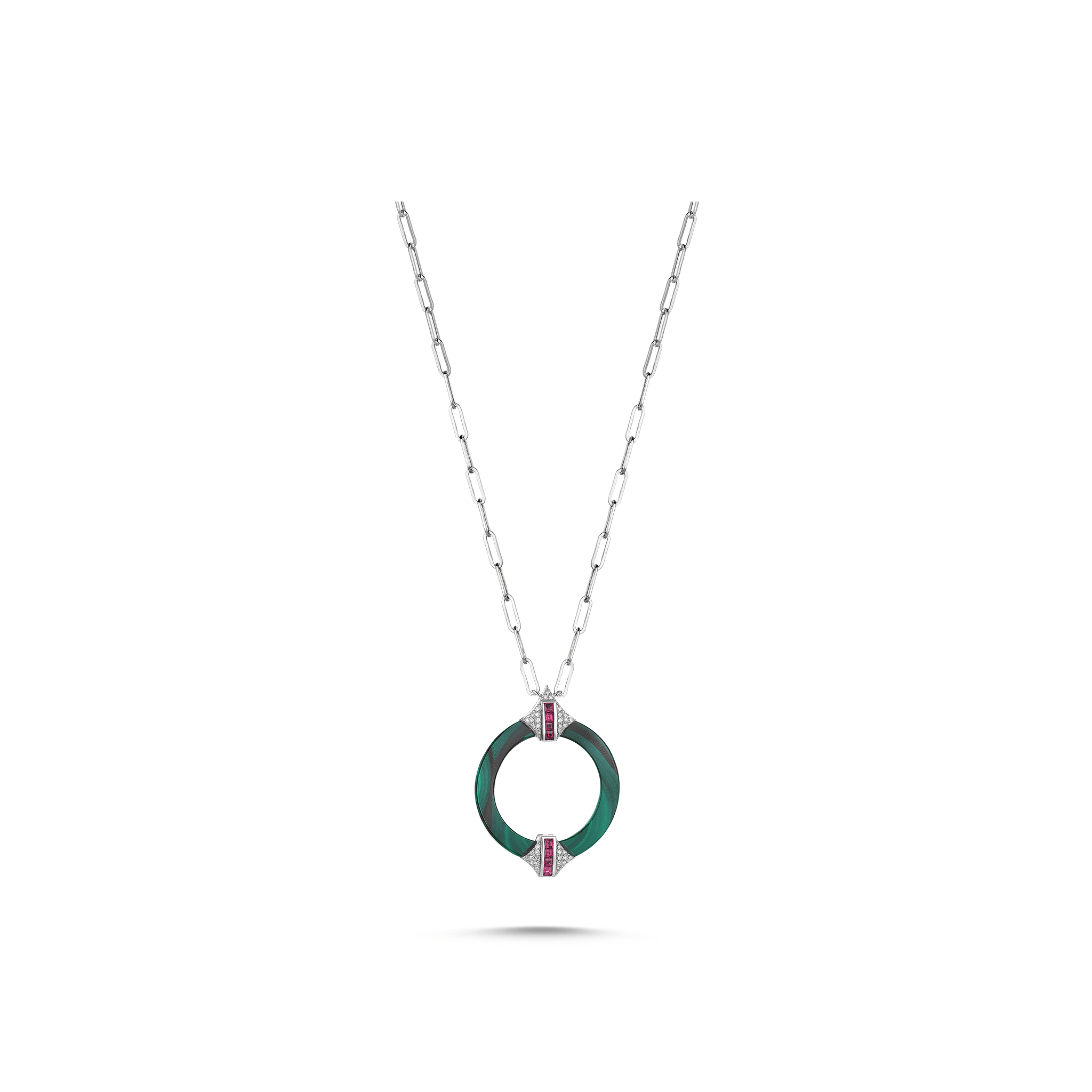 Surrond Malachite Necklace - Velovis & Co.