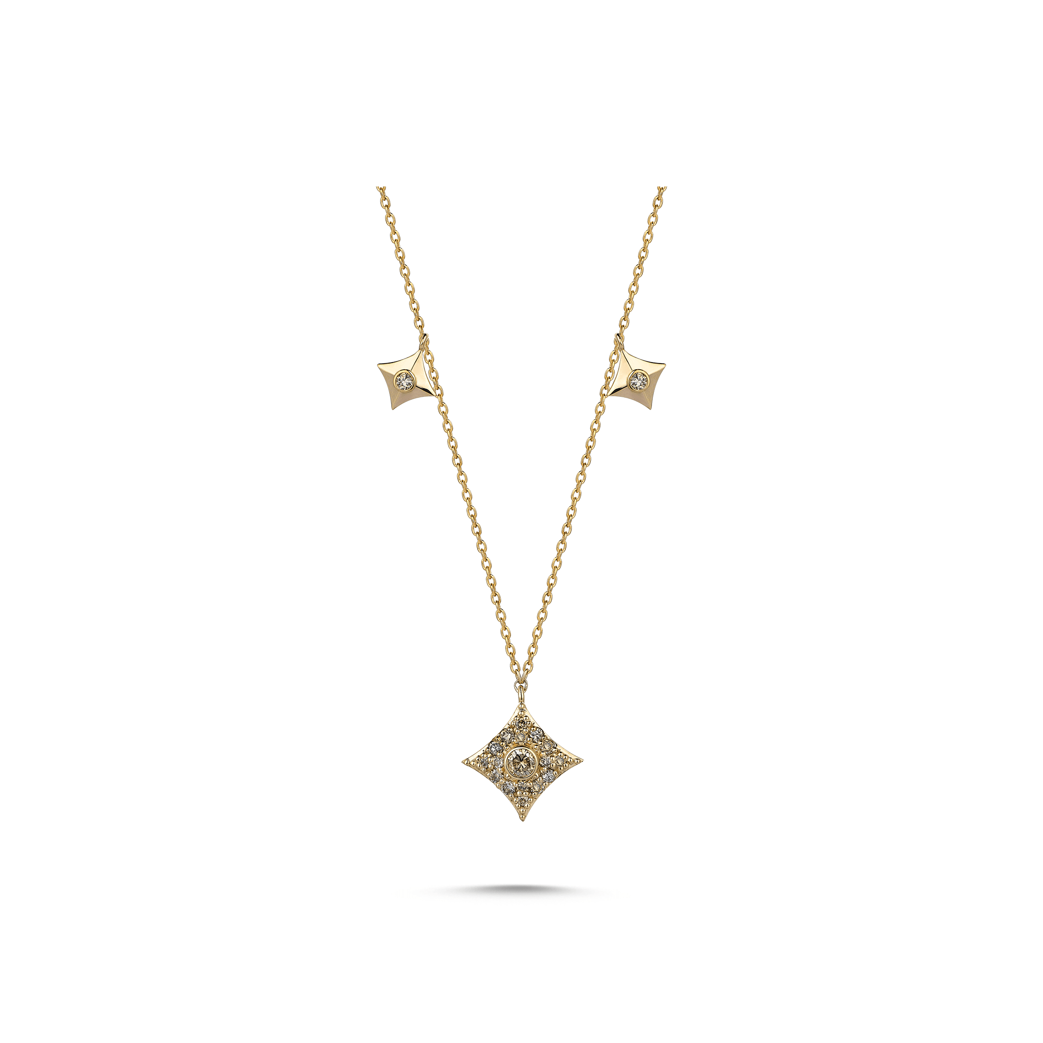 Triple Star Necklace - Velovis & Co.