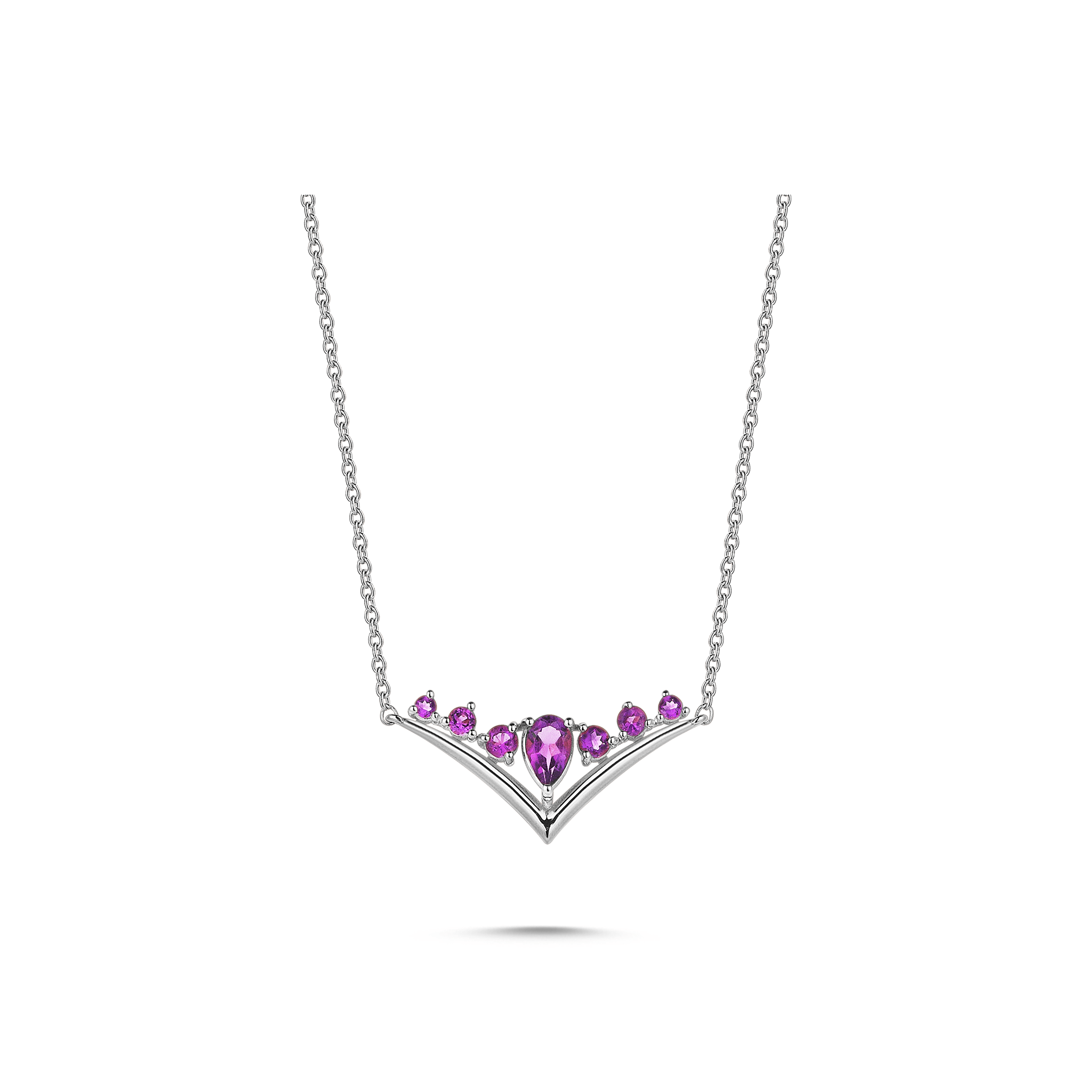 Vega Bloom Purple Necklace - Velovis & Co.