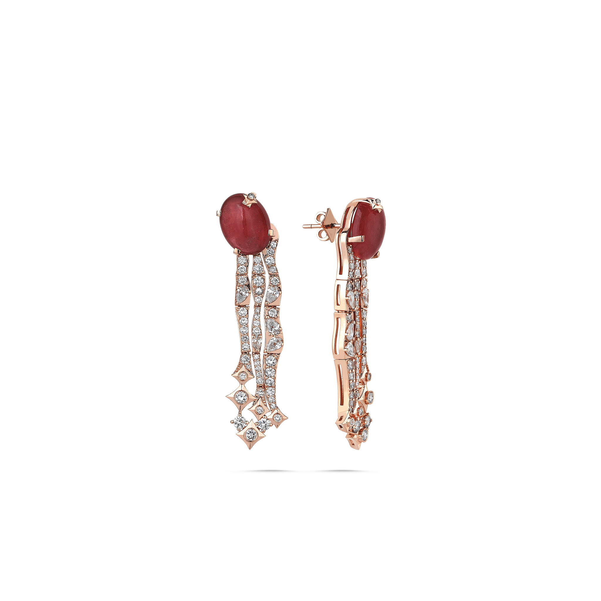 Glory Earring Rosegold - Velovis & Co.