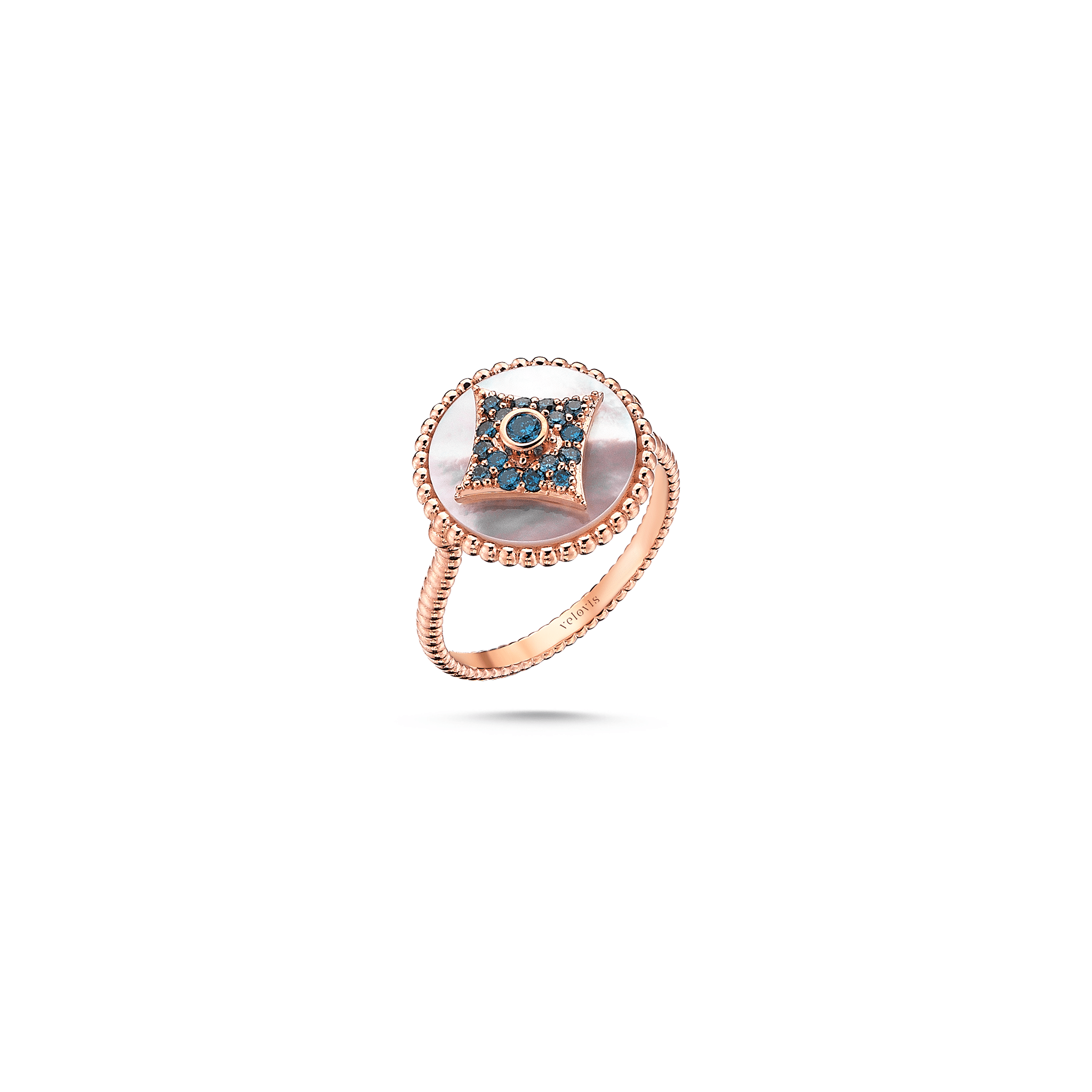 Harmony Mother of Pearl Ring Rosegold - Velovis & Co.