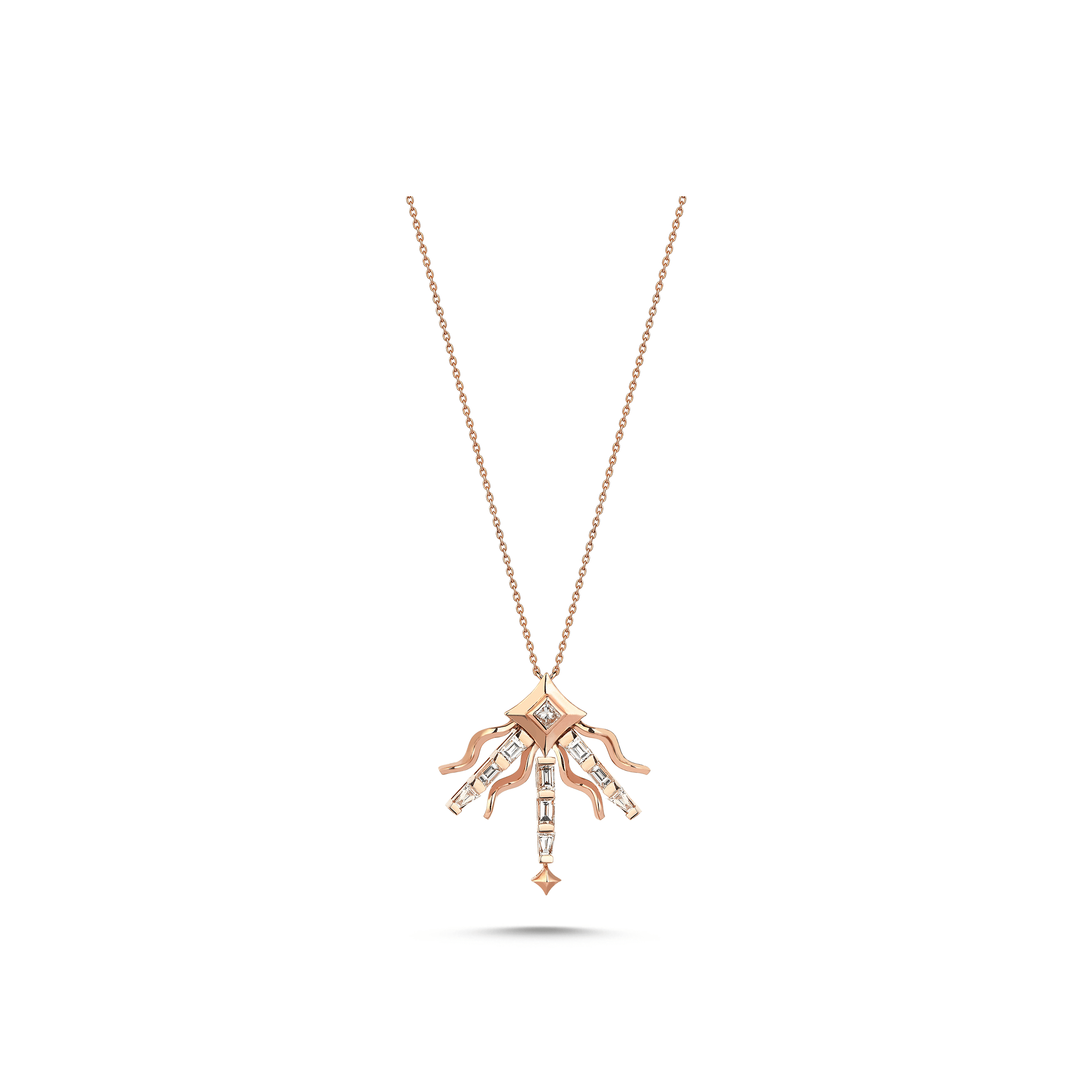 Hera Necklace Rosegold - Velovis & Co.