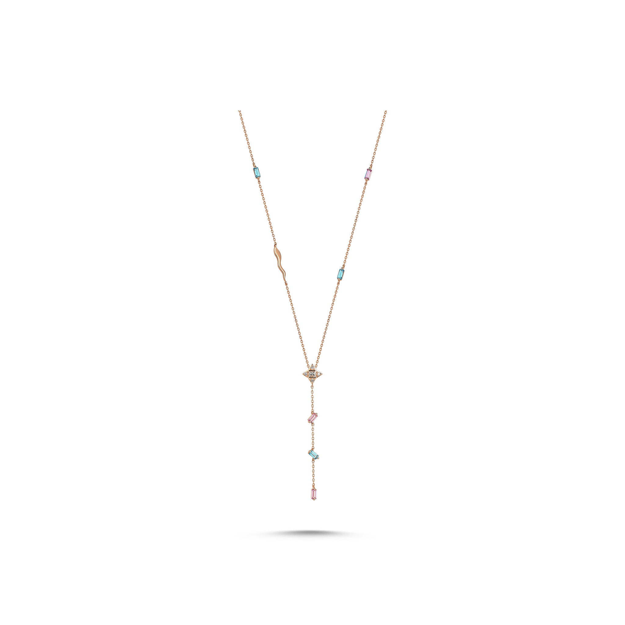 Lava Necklace Rosegold - Velovis & Co.