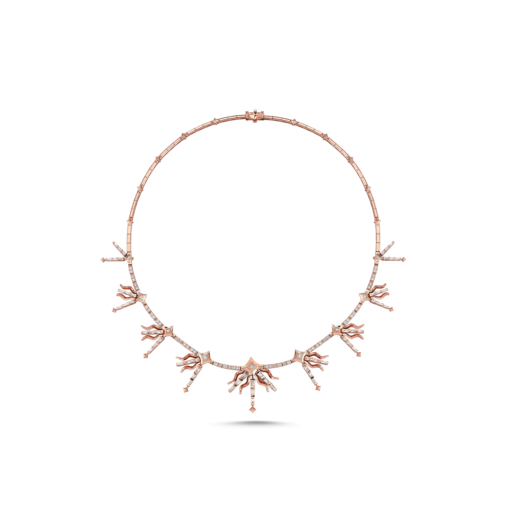 Magnificient Hera Necklace Rosegold - Velovis & Co.