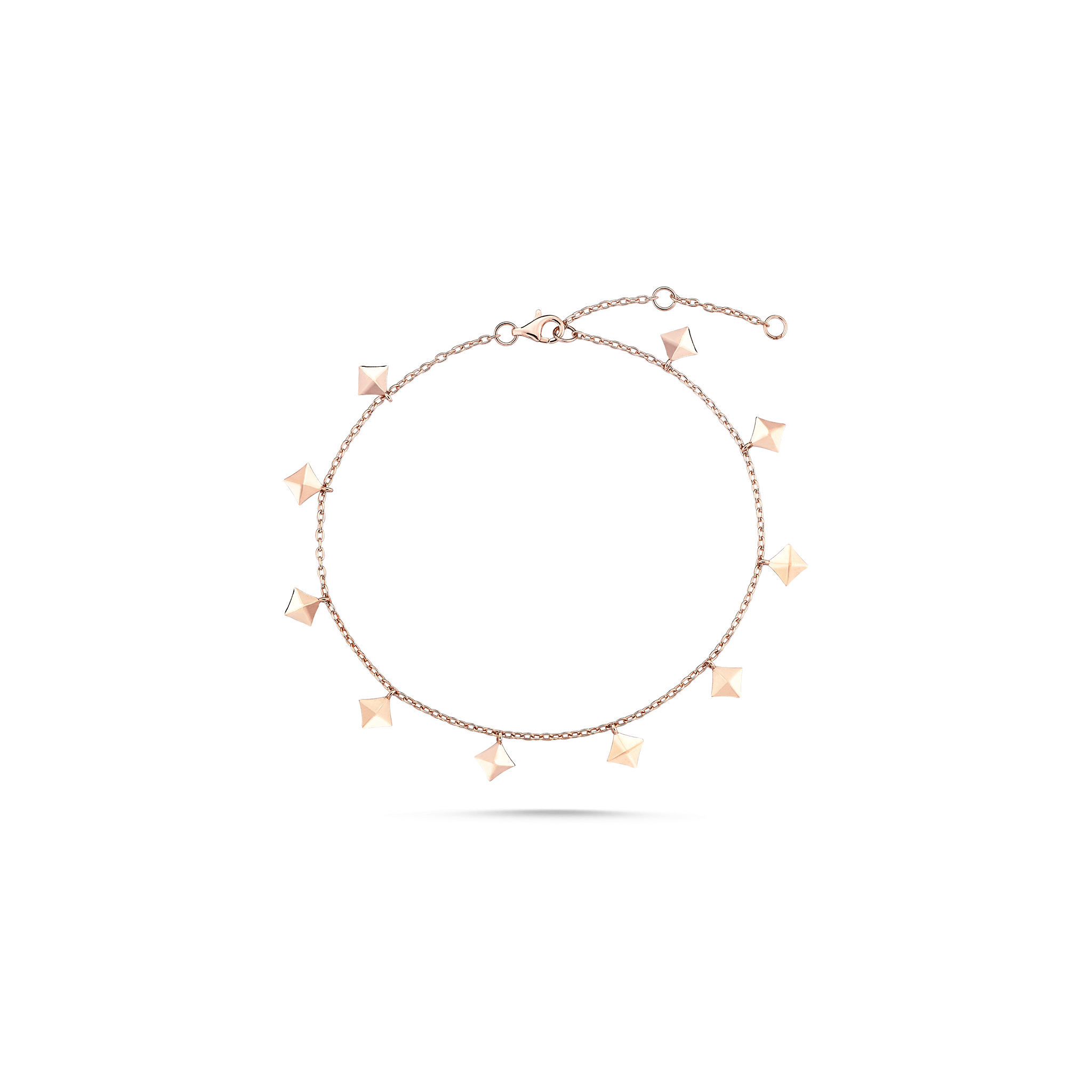 Multi Star Anklet Rosegold - Velovis & Co.