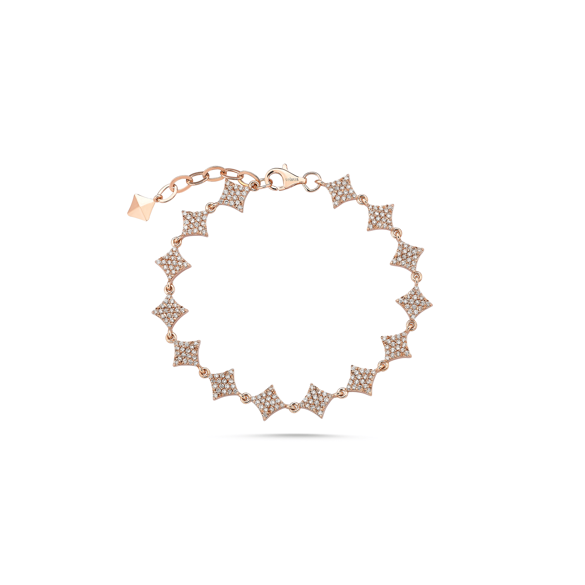 Multi Star Bracelet Rosegold - Velovis & Co.
