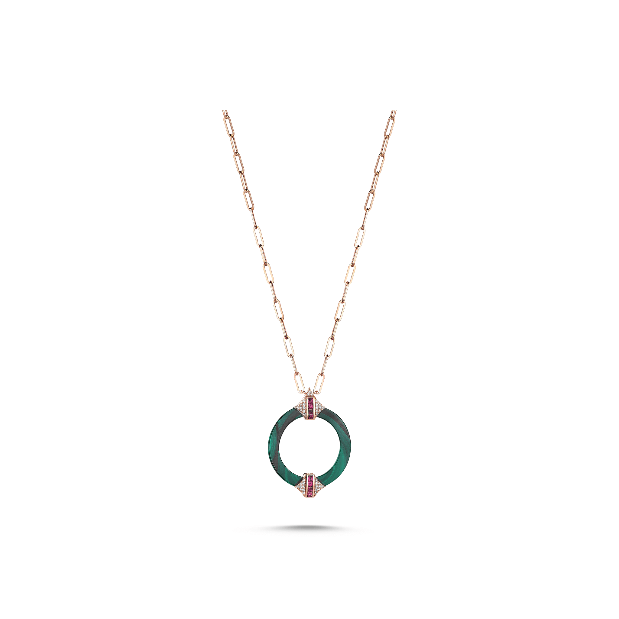 Surrond Malachite Necklace - Velovis & Co.