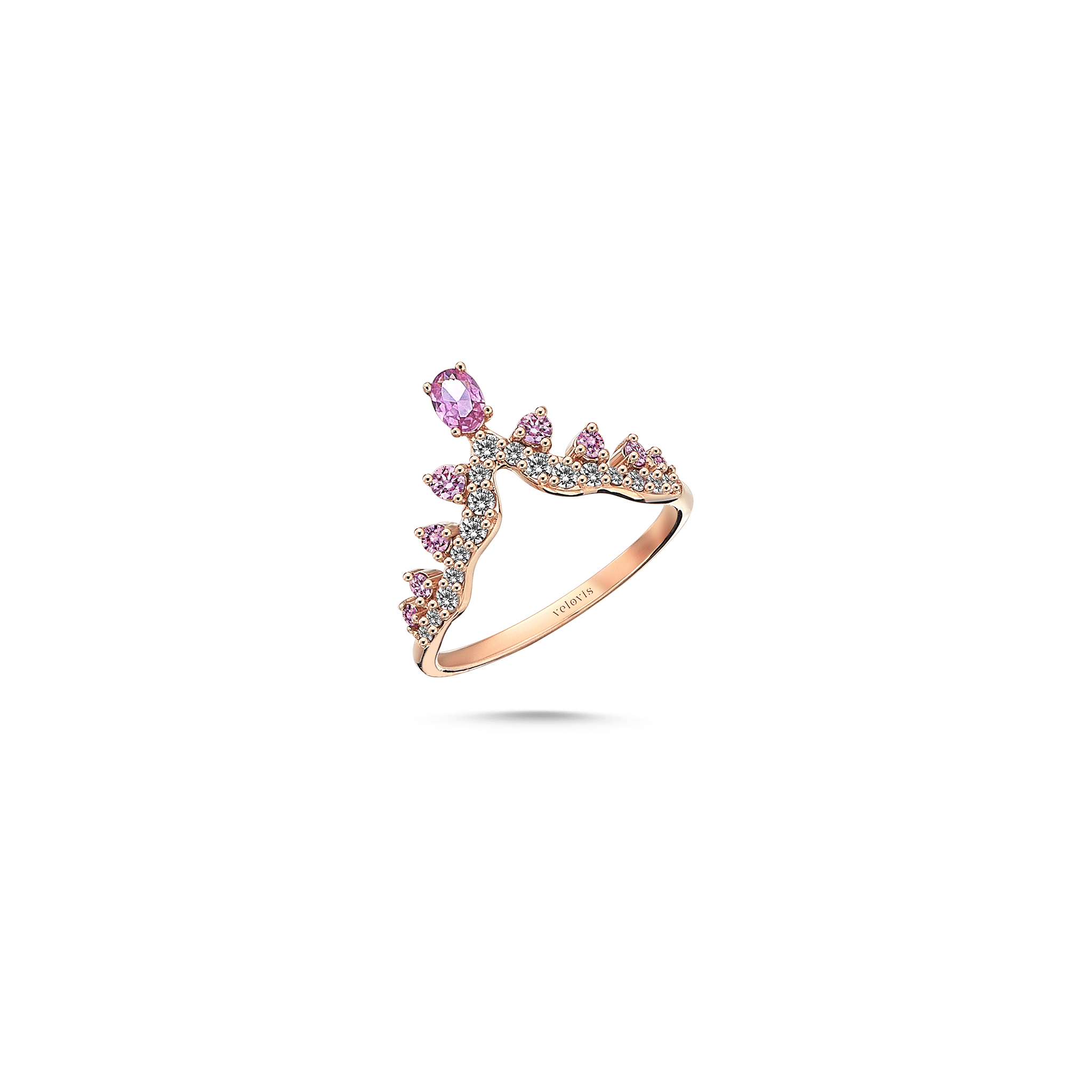 Vega Pink Bloom Ring - Velovis & Co.