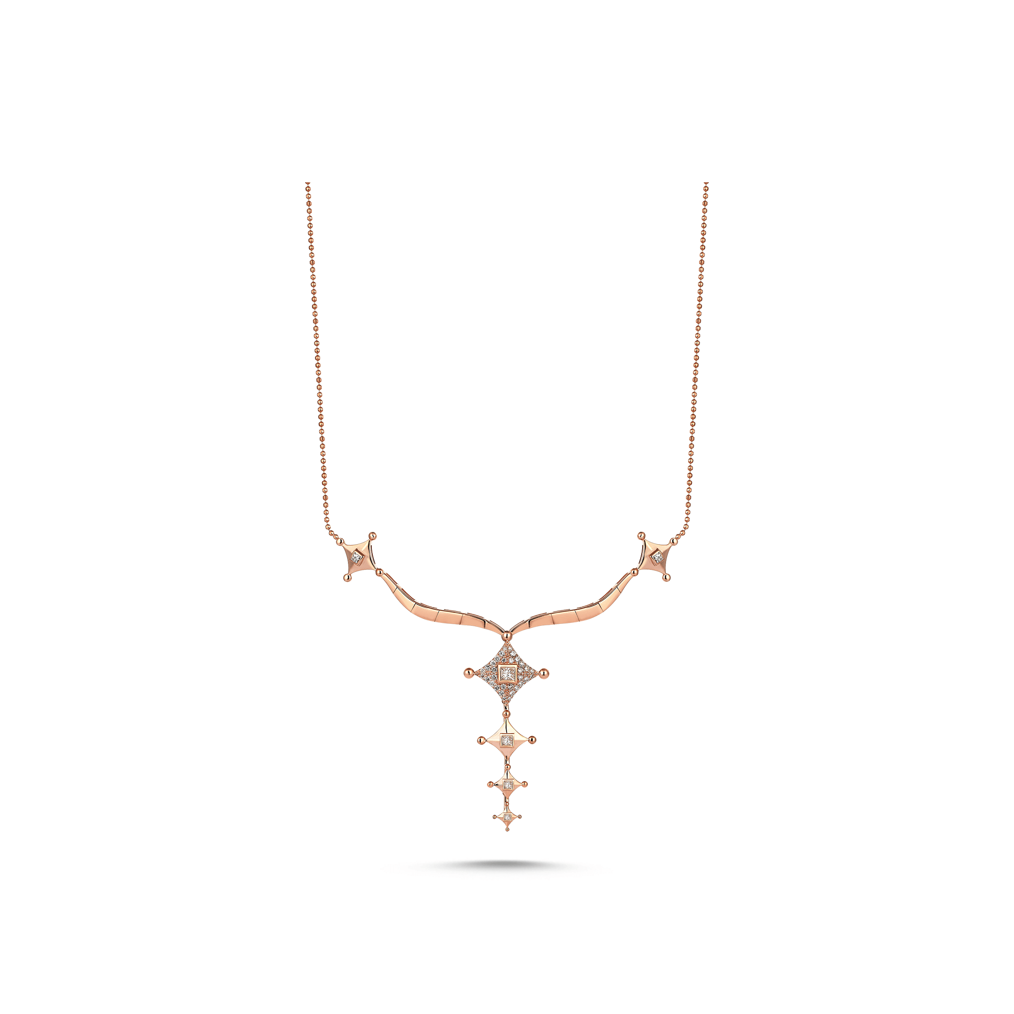 Vertical Star Necklace - Velovis & Co.